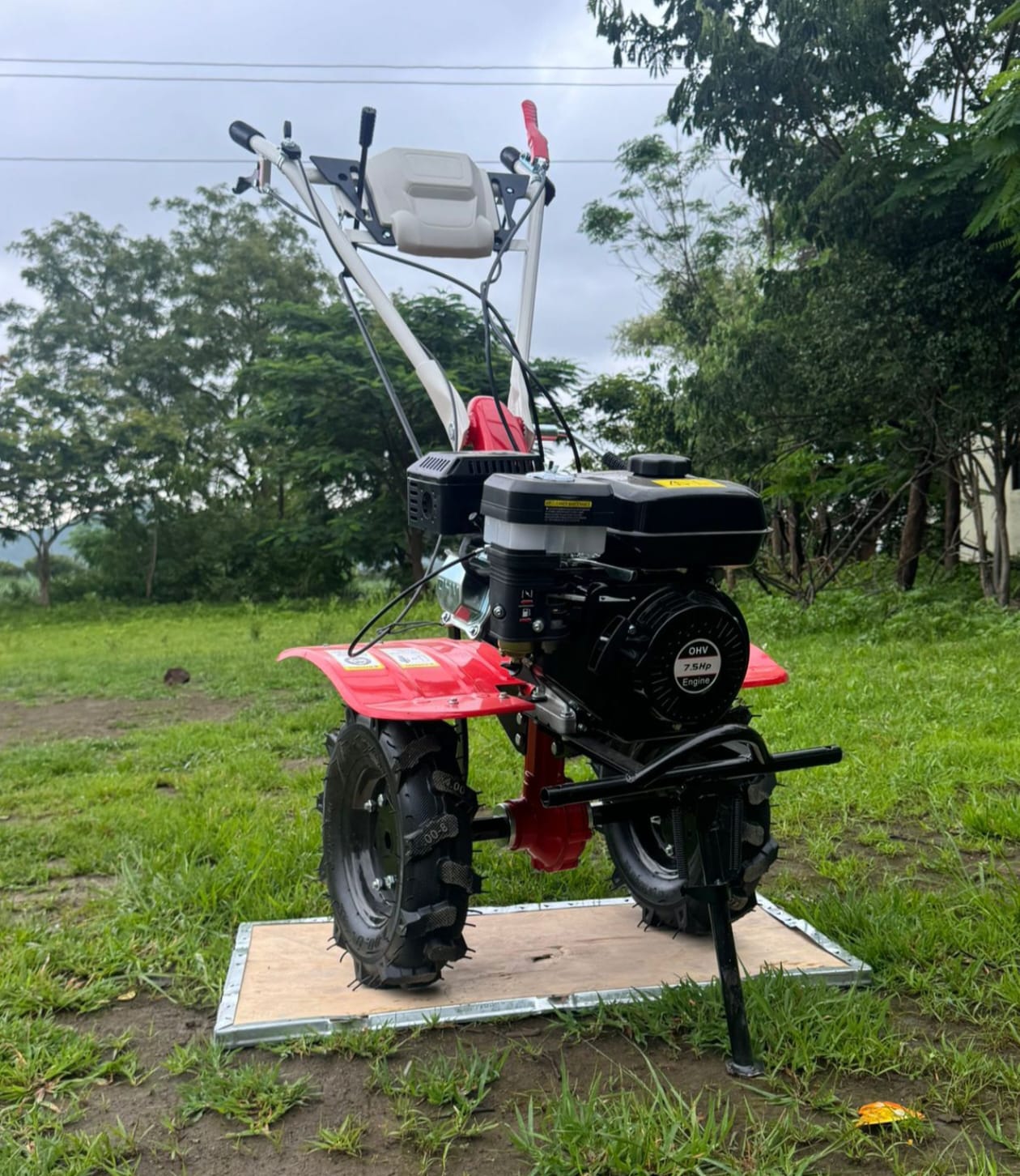 OHV 7.5 HP Engine Power Weeder