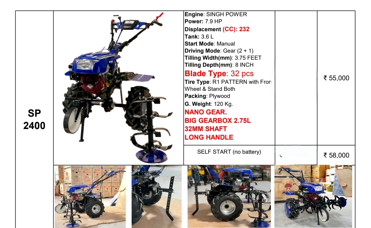 Singh Power SP 2400 (7.9 HP)